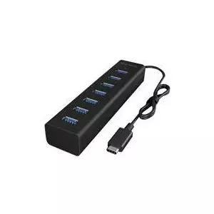 USB хаб RAIDSONIC IB-HUB1700-C3 Type-C черный