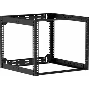 19" Wall-Mount Rack Cabinet CAYMON OPR509A/B 9U — Open Frame Skeletal Rack
