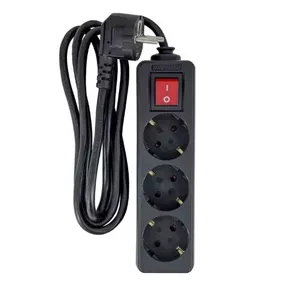 Удлинитель Microconnect MC-GRU0035BS 5м 3 розетки черный