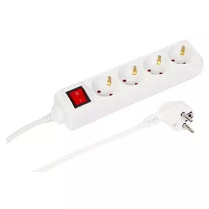 Power Extension Microconnect MC-GRU0043WS 3m 4 AC Outlets Indoor White