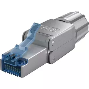 Network Cable Goobay CAT 6A 65939 RJ45 Connector STP 5.0-8.5mm Black