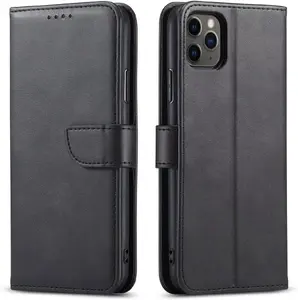 Чехол-книжка Riff для Xiaomi Poco X6 Pro 5G — черный, защитный с карманами для карт