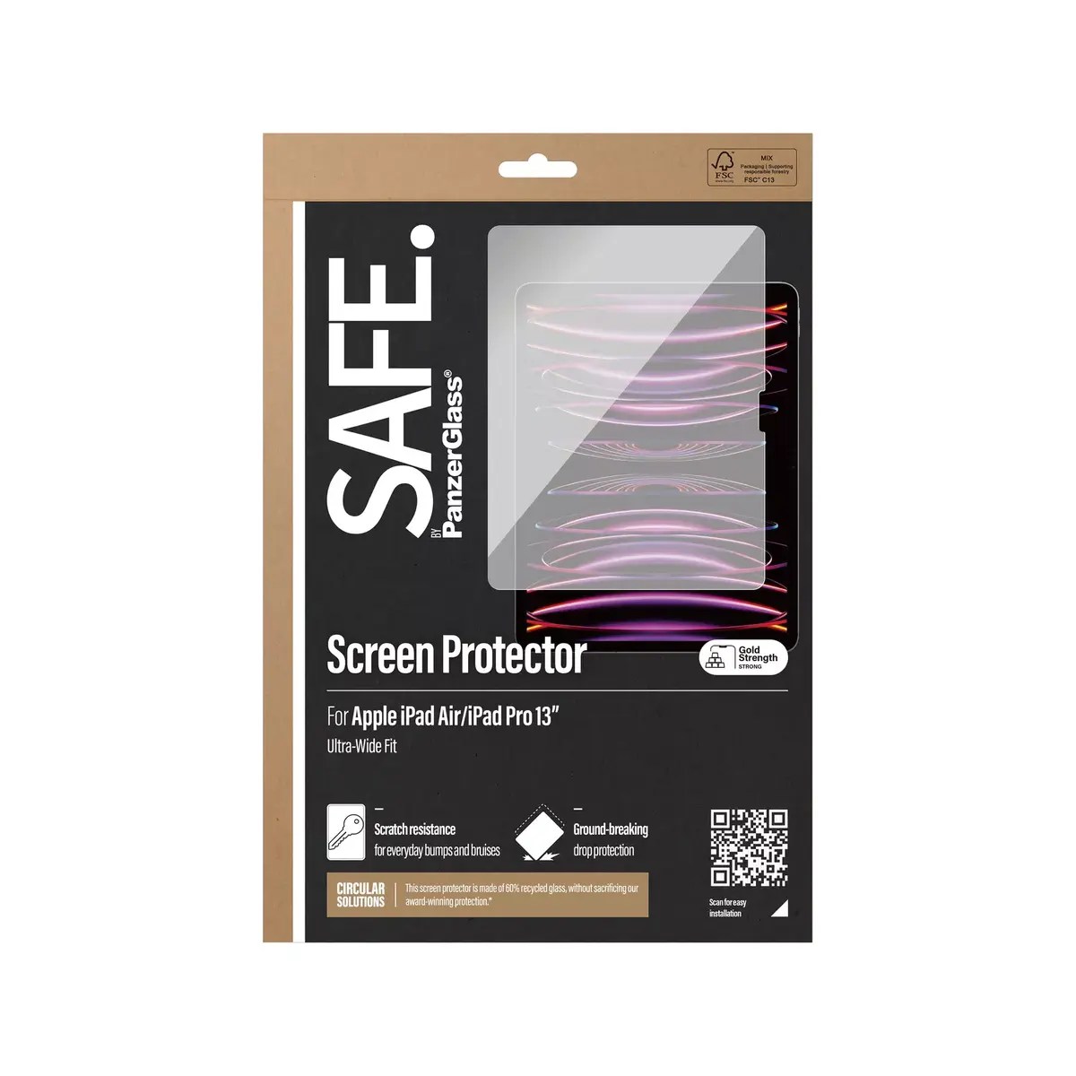 Ekrāna aizsargs PanzerGlass SAFE. by ® iPad Pro 13" iPad Air Photo 3