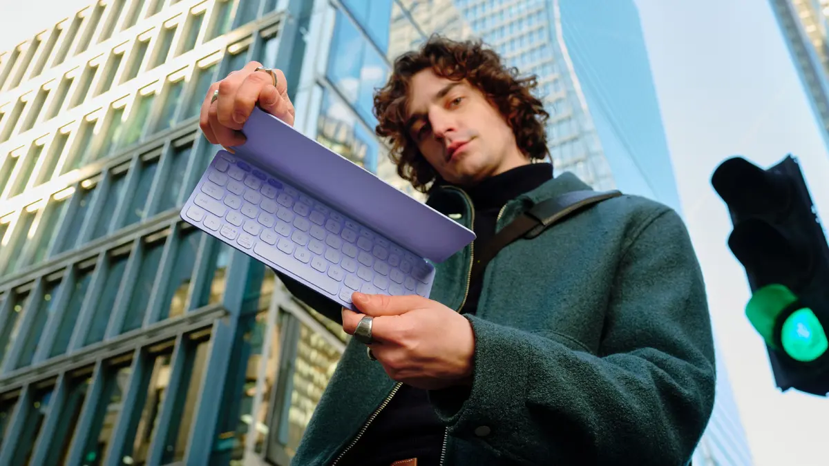 Bezvadu mini tastatūra Logitech Keys-To-Go 2