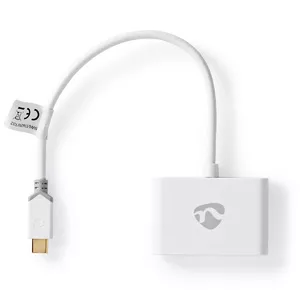 Interface hub Nedis CCBW65960WT02 White 0.2m cable