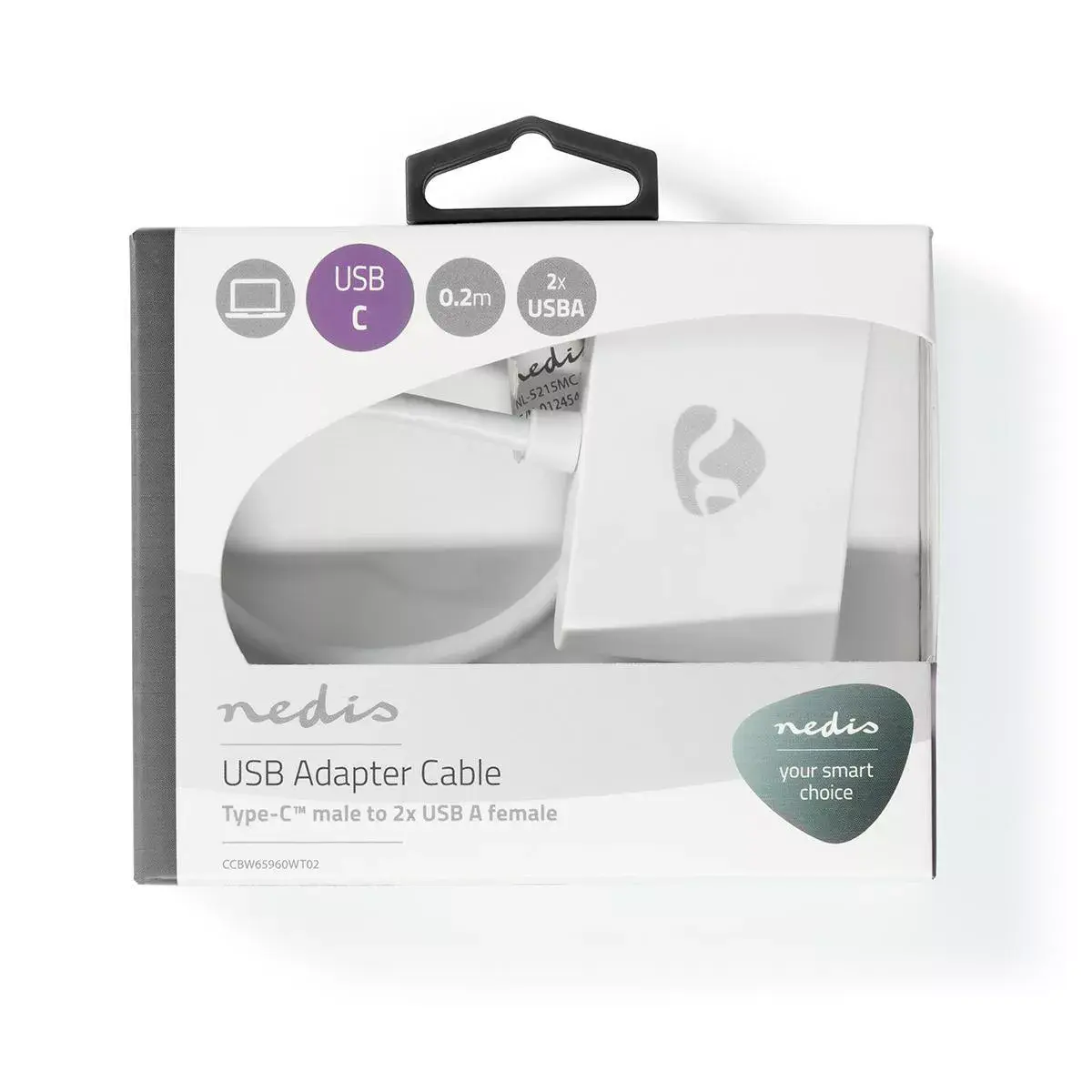 Interface hub Nedis CCBW65960WT02 Photo 4