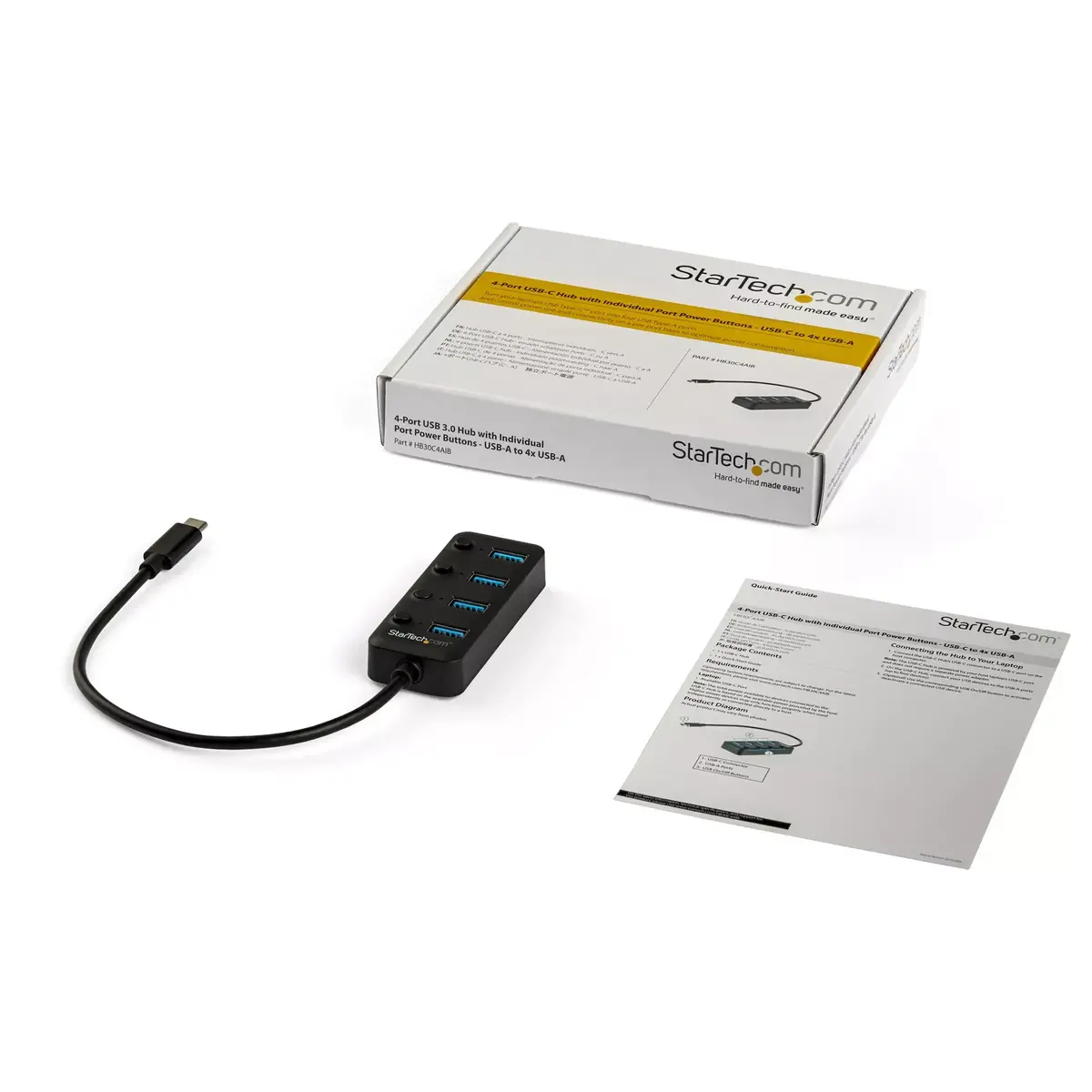 StarTech 4‑portu USB C hubs (USB 3.2 Gen 1 → 4× USB 3.0) Photo 5