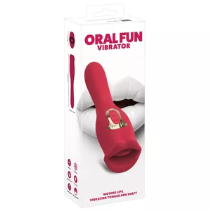 Vibrators you2toys Oral Fun silikona rozā — ar abiem galiem, garums 22,2 cm, Ø 2,5–3,4 cm, ūdensnecaurlaidīgs, uzlādējams
