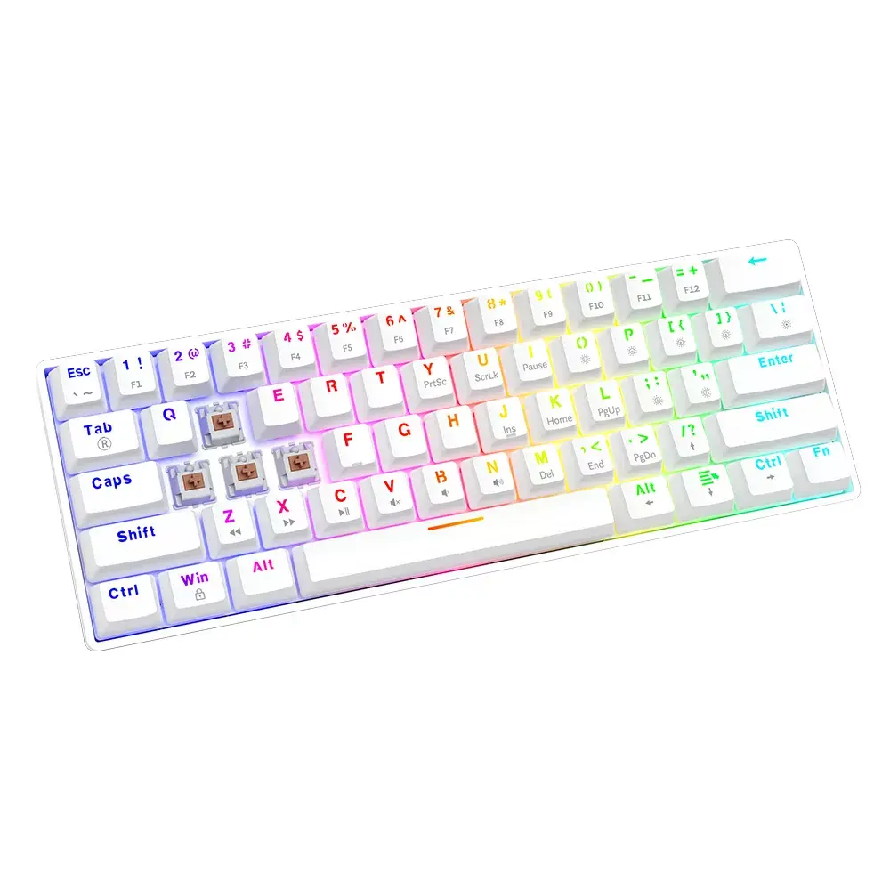 Клавиатура Savio WHITEOUT X2 BROWN Photo 5