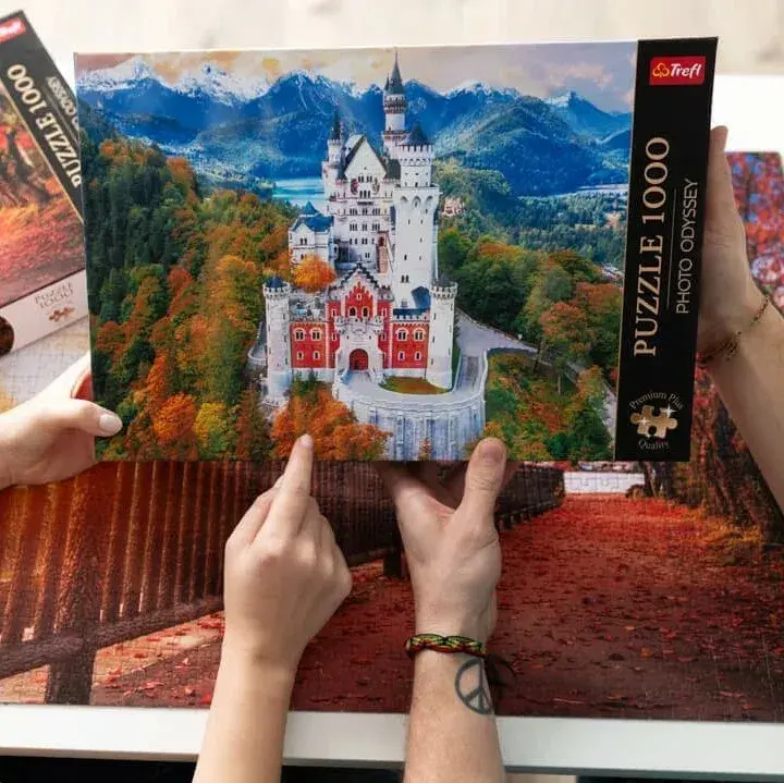 TREFL Premium Plus 1000 gab. puzle — Neuschwanstein pils Photo 6