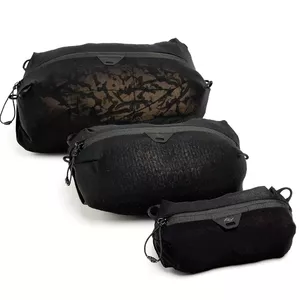 Iepakošanas kubu komplekts Peak Design Ultralight Mesh 3 gab Melns Neilons