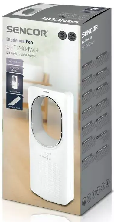 Безлопастный вентилятор SENCOR SFT2404WH Photo 3