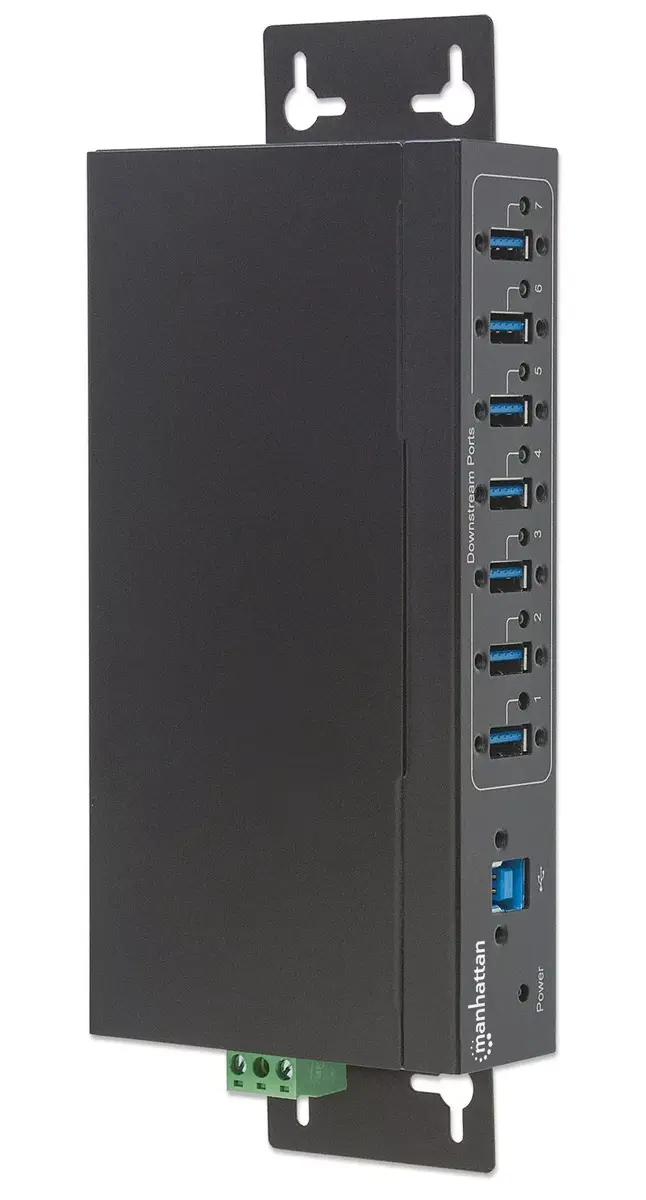 USB Хаб Manhattan USB-A 7-Port Industrial Photo 6