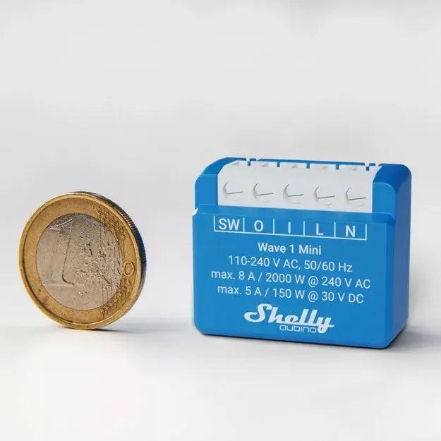 Shelly Qubino Wave 1 Mini смарт-реле 110–240В Photo 3