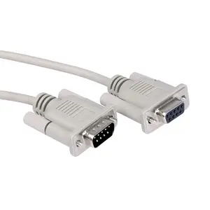 Кабель ROLINE RS232 DB9 штекер - гнездо 6 м серый 9-pin D-SUB