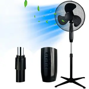 Stāvvēja ventilators Extralink Bryza ESF-40D-BL — 40 cm, 3 lāpstiņas, 3 ātrumi