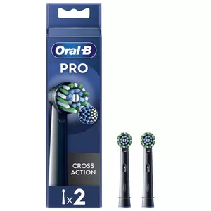 Replacement electric toothbrush heads Oral-B CrossAction EB50-4 BLACK, 4 pcs