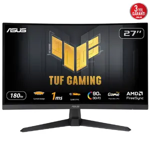 Компьютерный монитор ASUS TUF Gaming VG27VQ3B 27 дюймов Full HD 1920 x 1080 пикселей LCD черный 1 мс 16:9 VESA крепление динамики