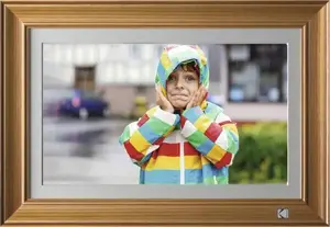 Kodak RWF-141 Digital Photo Frame 35.6 cm 14-inch 1920 x 1080 Pixels Wi-Fi 32 GB Battery Black
