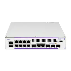 Alcatel OS6465T-12 Ethernet Switch with Gigabit Ethernet RJ-45 Ports, L2/L3 Support, and Rack Mounting