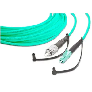 Fibre optic cable Lightwin LSP-50 FC-LC 2.0 OM3 LC 2 m Aqua