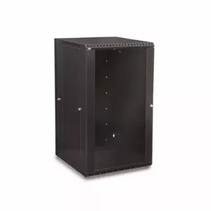Wall-mount 15U rack cabinet ProBase W15-60x45-BL-FF 600×450×768 mm black