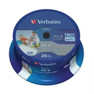 BD-R Verbatim 43811 25 GB 25 pcs Recording laser wavelength 405 nm
