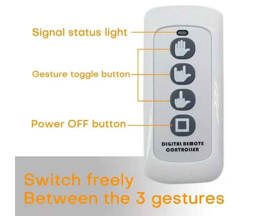 Wooco Gesture LED Palm WC-LEDPALM-RC Photo 3