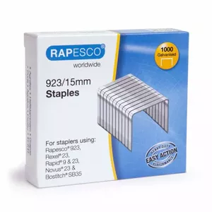 Пакет скоб Rapesco 1239 1000 скоб длина ножки 1.5 см
