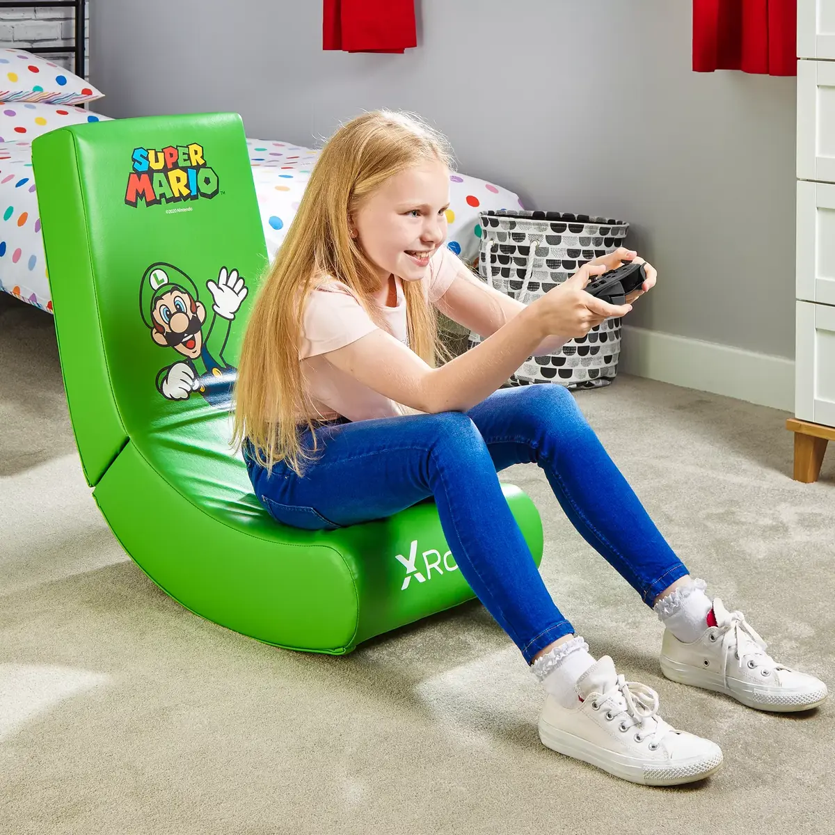 Игровое кресло X Rocker Super Mario Joy Collection Луиджи Photo 17