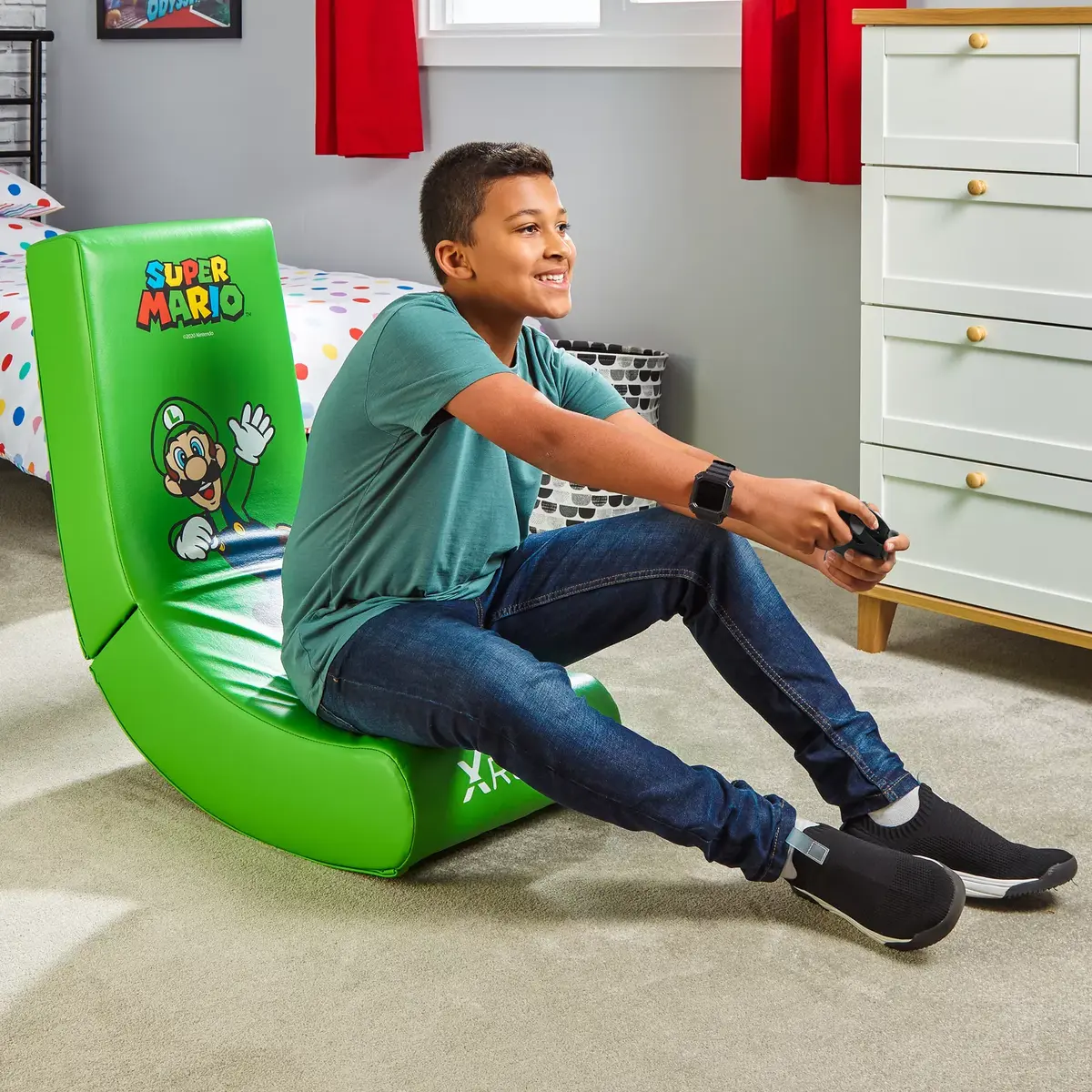 Игровое кресло X Rocker Super Mario Joy Collection Луиджи Photo 18