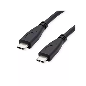 USB cable ROLINE 11.45.9053 USB 3.2 Gen 2 1m USB C Black