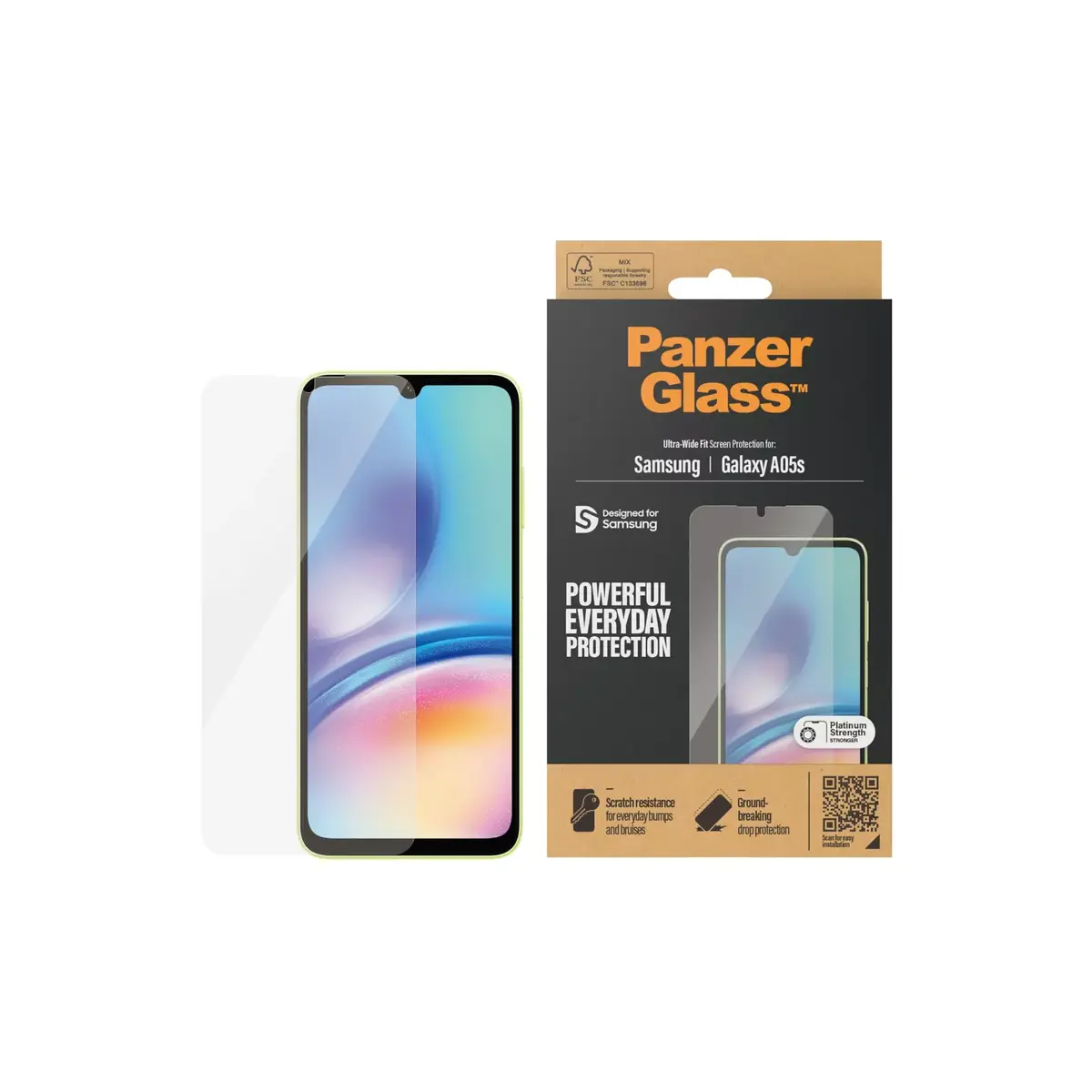 Защитное стекло PanzerGlass 7343 Samsung Galaxy A05S Photo 2
