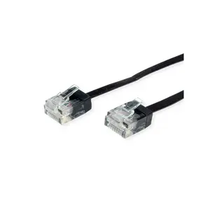 Сетевой кабель ROLINE 21.15.2193 RJ-45 Cat6a 2 м Черный