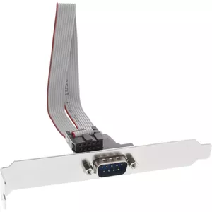 InLine Slot Bracket DB9 male to 10Pin internal female 0.25m