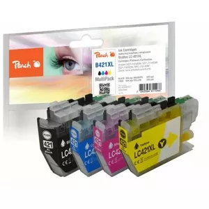 Картридж Peach Brother LC-421XL MultiPack Черный Голубой Пурпурный Желтый