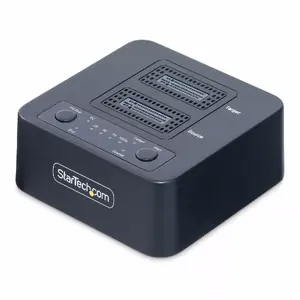 Дубликатор M.2 NVMe StarTech M2-HDD-DUPLICATOR-N1 — автономный 1:1 клонировщик, USB 3.2 20 Гбит/с, двойной слот, до 90 ГБ/мин