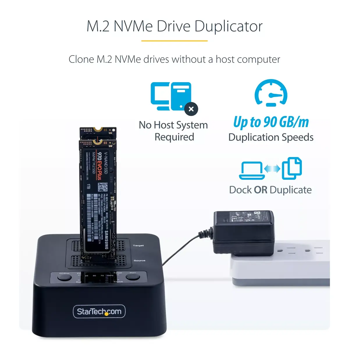 StarTech M.2 NVMe дубликатор M2-HDD-DUPLICATOR-N1 Photo 10