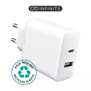 Сетевое зарядное устройство eSTUFF ES637031-BULK Смартфон AC Быстрая зарядка Белое