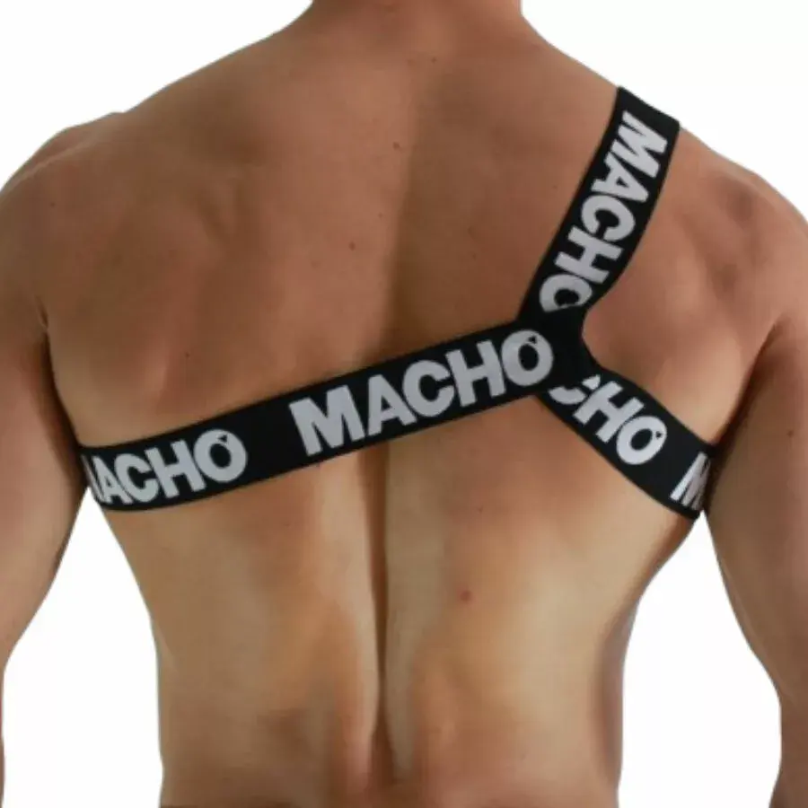 Портупея macho underwear MACHO ROMAN HARNESS WHITE L/XL Photo 2