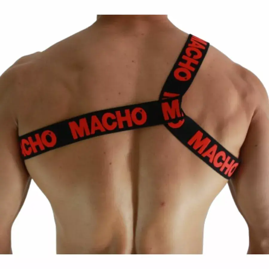Шлейка macho underwear MACHO ROMAN HARNESS RED L/XL Photo 2