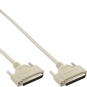 Serial extension cable InLine DB37 male/male 2m