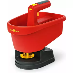 Battery-powered seeder WOLF-Garten WE‑B — for grass seed and fertiliser