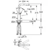 GROHE Essence Bathroom Sink Faucet Photo 4