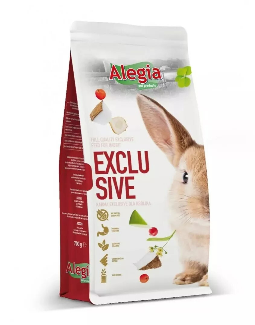 Sausais barības maisījums trusiem Alegia Exclusive