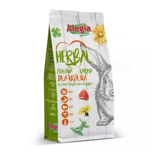 Dry rabbit food Alegia ALEGIA 600 g — complete adult rabbit feed, fruit flavor, grain-free, gluten- and soy-free