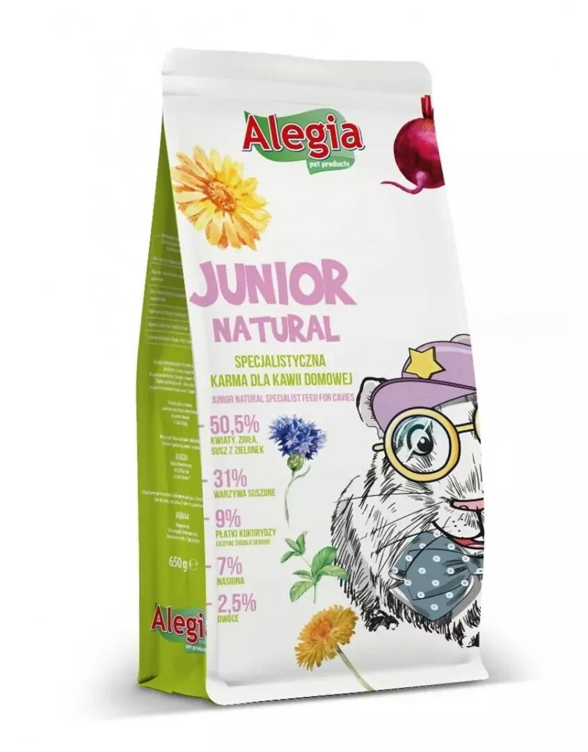 Sausās granulās Alegia Junior 650 g