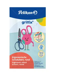 Scissors Pelikan model 819145 universal straight cut for children, 140 mm, blue