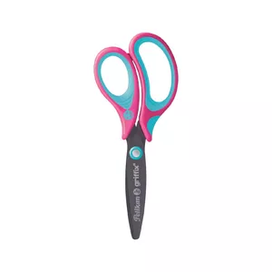 Šķēres Pelikan Griffix Universal Straight cut Blue Pink