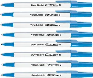 Ballpoint pen Paper Mate Kilometrico Recycled M blue — 8-pack blister